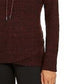 Ideology Women's Cowl-Neck Tulip-Hem Top Wine Size Medium