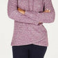 Ideology Women's Cowl-Neck Tulip-Hem Top Wine Size Small