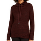 Ideology Women's Cowl-Neck Tulip-Hem Top Red Size X-Small