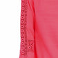 Charter Club Women's Crochet-Inset Top Pink Size Small