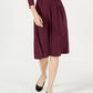 Charter Club Women's Midi Dress Carriage Red Size Large