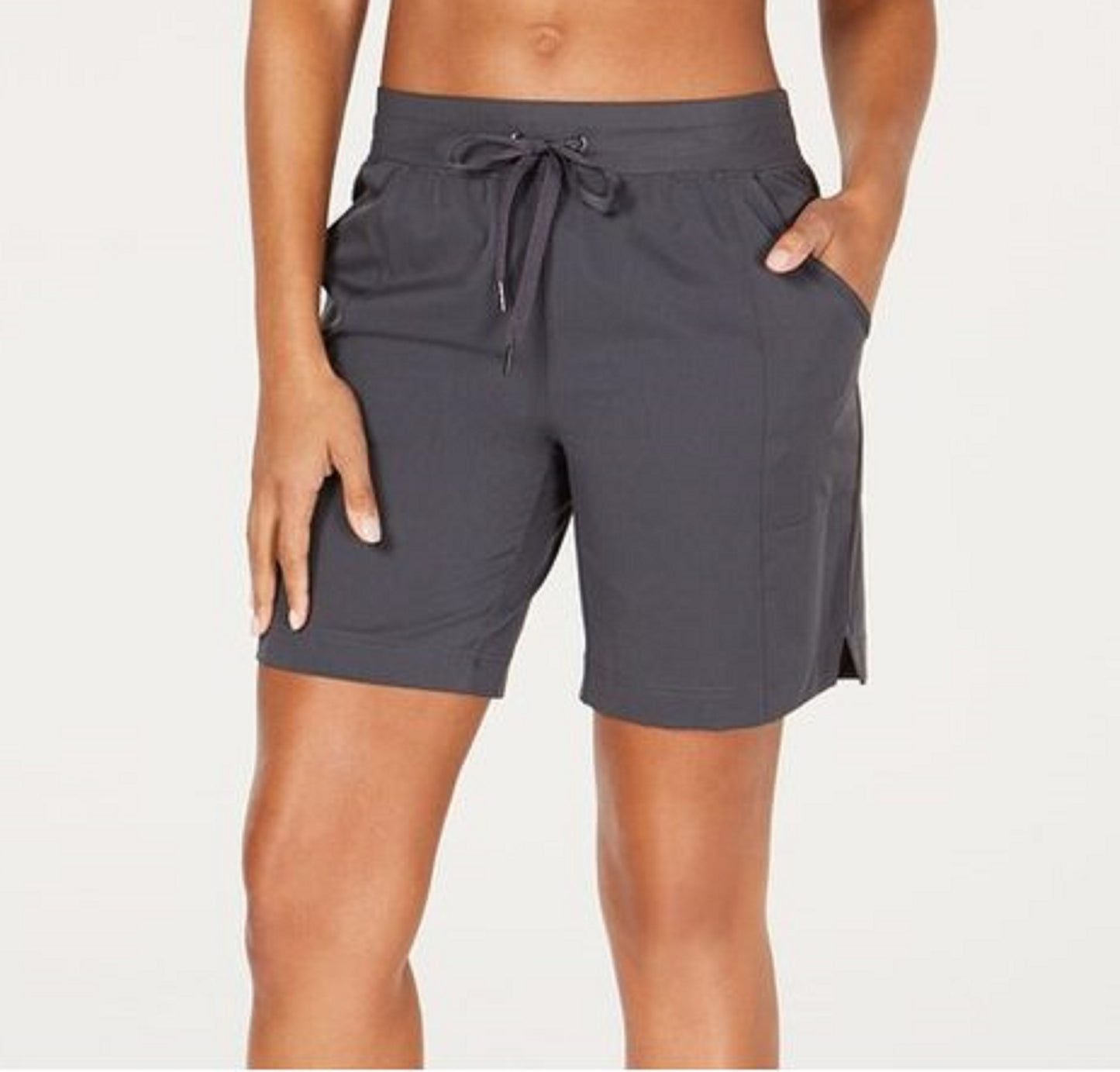 Ideology  Women's Woven Shorts 7" Dark Gray Size 2 Extra Large