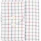Club Room Men's Stretch Tattersall Dress Shirt White Size 16x34-35