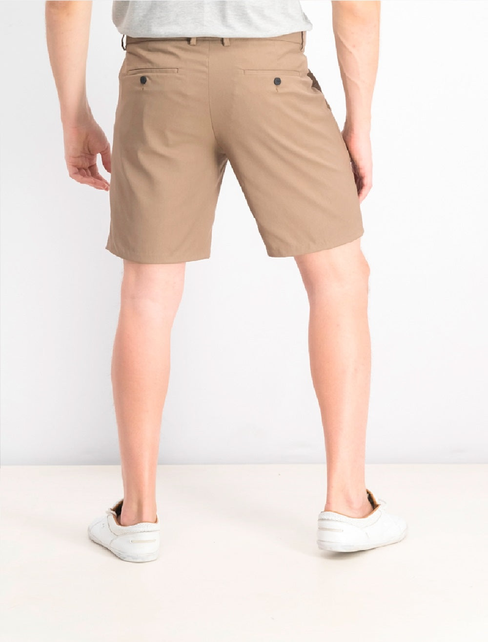 Alfani Men's AlfaTech Stretch Waistband 9" Shorts Brown Size 34"