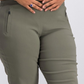 INC International Concepts Women's Cropped Straight-Leg Pants Brown Size 4
