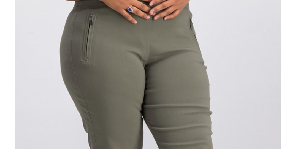 INC International Concepts Women's Cropped Straight-Leg Pants Brown Size 4