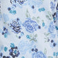 Karen Scott Women's Floral-Print Fleece Sweatshirt Blue Size X-Large