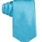 Alfani Men's Solid Texture Slim Tie Aqua One Size