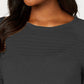 Karen Scott Women's Ribbed Cotton Pullover Sweater Blue Size Extra Large