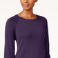 Karen Scott Women's Petite Cotton Sweater  Blue Size Petite Large