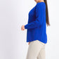 Karen Scott Women's Petite Cotton Sweater Blue Size Petite Small