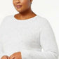 Karen Scott Women's Curved-Hem Sweater Natural Size Extra Large