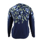 Karen Scott Women's Floral-Print Cardigan Blue Size Small