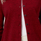 Karen Scott Women's Button-Down Cardigan  New Red Size Small