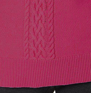 Karen Scott Women's Cable-Knit Sweater  Red Size 2 Extra Large