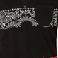 American Rag Men's Bandana Stripe Henley Black Size Large