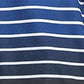 Karen Scott Women's Sport Ombre Striped Cowlneck Top Navy Size X-Large