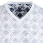 American Rag Men's V-Neck Geometric T-Shirt Navy Size Extra Large