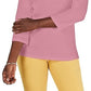Karen Scott Women's Eyelet-Trim Top  Dark Pink Size 2 Extra Large