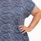 Ideology Women's Plus Size Printed Dolman-Sleeve T-Shirt Green Size 2 Extra Large
