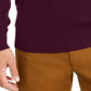Club Room Men's Textured Cotton Sweater Wine Plum Size Small