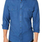 American Rag Men's Grindle Textured Shirt Blue Size Small