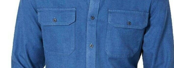 American Rag Men's Grindle Textured Shirt Blue Size Small