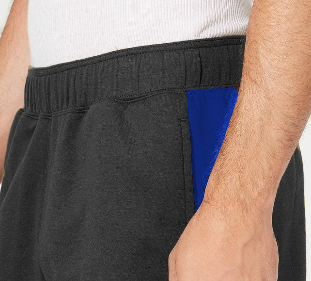 Ideology  Men's Striped-Side Shorts Black Size Medium