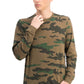 Ideology Men's Exploded Camo Long-Sleeve T-Shirt Green Size Large