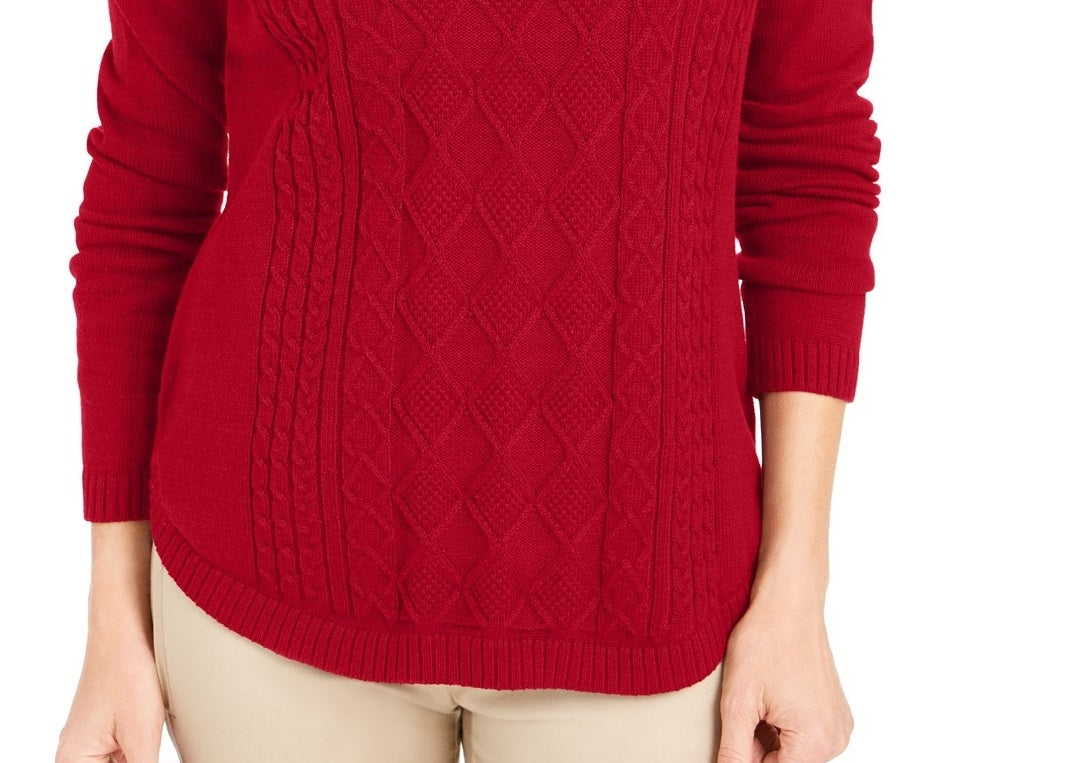 Charter Club Women's Cable Sweater Core Table Swtr Size 2 Extra Large