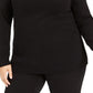 Charter Club Women's Metallic Colorblocked Crewneck Sweater Gray Size X-Large