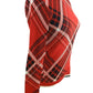 Charter Club Women's Petite Plaid Knit Sweater Red Size Petite