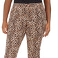 INC International Concepts  Women's  Plus Size Leopard-Print Skinny Jeans  Brown Size S P