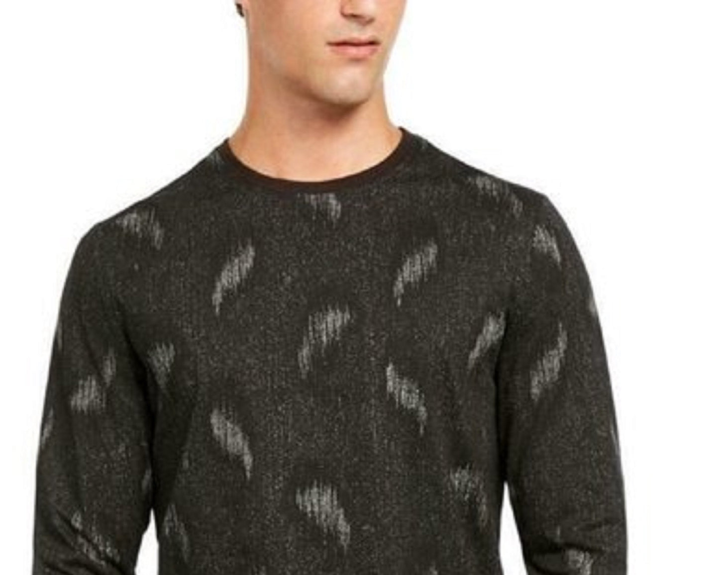 Alfani Men's Paisley Graphic Shirt Black Size Small