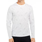 Alfani Men's Paisley Graphic Shirt White Size Medium