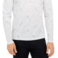 Alfani Men's Paisley Graphic Shirt White Size X-Large