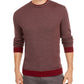 Tasso Elba Men's Supima Cotton Crewneck Sweater Red Size Small