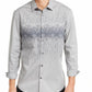 Alfani Men's Foggy Mountain Print Shirt Gray Size XX Large