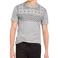 American Rag Men's Top-Pattern T-Shirt  Gray Size Medium