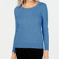 Karen Scott Women's Cable-Knit Sweater Turq Size Large