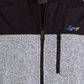 Greg Norman Men's Birdseye Fleece Vest Gray Size Large
