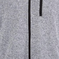 Greg Norman Men's Birdseye Fleece Vest Gray Size Large