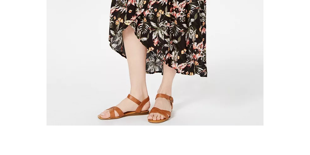 Style & Co Women's Printed High Low Skirt Black Size Small