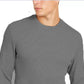 Club Room Men's Thermal Crewneck Shirt Gray Size Small