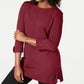 Karen Scott Women's Cotton Sweater Red Size Medium
