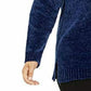Karen Scott Women's Plus Size V-Neck Chenille Sweater Dark Blue Size 3X