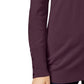 JM Collection Women's Button-Cuff Crewneck Sweater Purple Size Extra Large