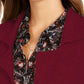 Style & Co Women's Open-Front Topper Jacket  Med Purple Size Small