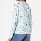 Charter Club Women's Floral-Print Cardigan White Size Small