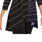 Alfani Women's Printed High Low Tunic Navy Size XX Large
